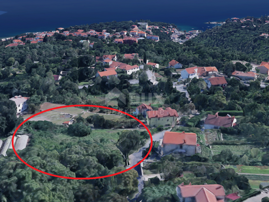 OPATIJA, IČIĆI, POLJANE - Baugrundstück 650m2 MIT BAUGENEHMIGUNG und Meerblick