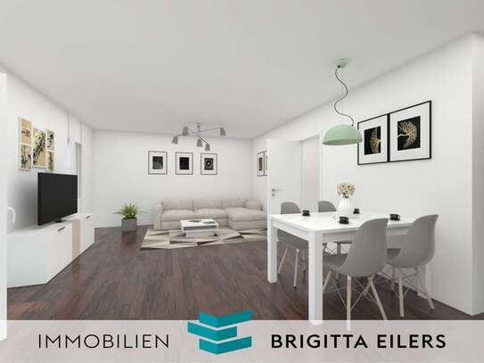 NEUBAU: Moderne 3-Zimmer-Wohnung mit Vollbad, Gäste-WC & Balkon, Tiefgaragen-Stellplatz möglich