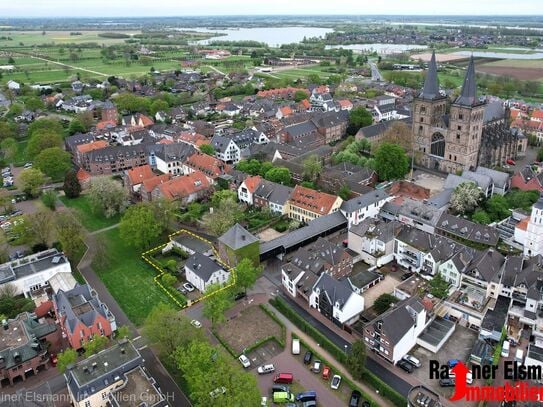 Historische Stadtvilla in Xanten – Wohnen, Arbeiten und Geschäftemachen unter einem Dach