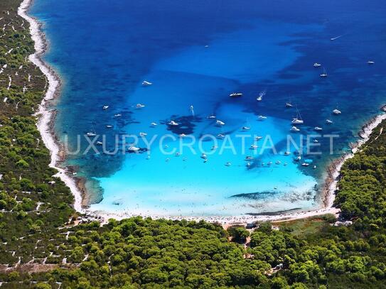 Grundstück direkt am Meer zum Verkauf mit Baugenehmigung Dugi Otok Insel Zadar Kroatien