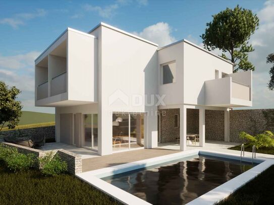 NOVALJA, PAG – VERPASSEN SIE DIE GELEGENHEIT NICHT! Luxusvilla mit Pool in der 2. Reihe zum Meer