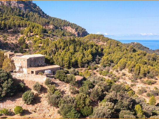 Historischer Landsitz mit Meerblick oberhalb der Cala Estellencs - Tramuntana