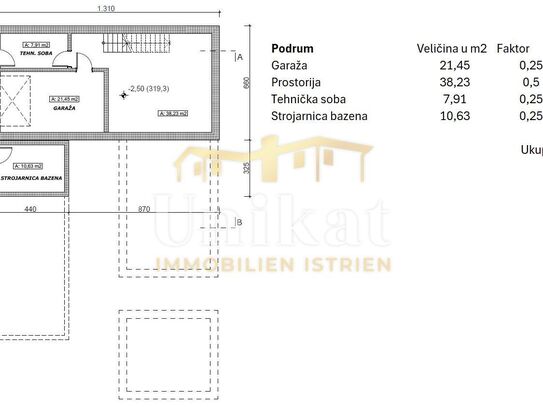 Haus in der Umgebung von Visnjan - 4 Schlafzimmer und Pool