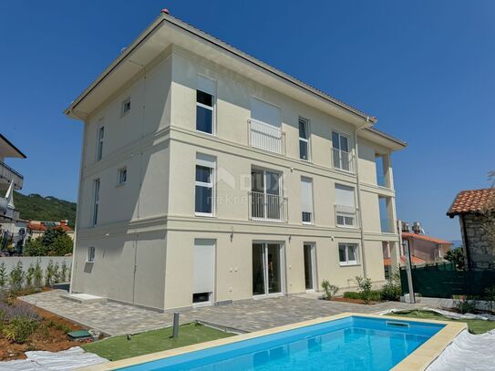 OPATIJA, IČIĆI - Wohnung in einem neuen Gebäude mit Schwimmbad, Garage, Aufzug in der Nähe des Meeres und von Opatija