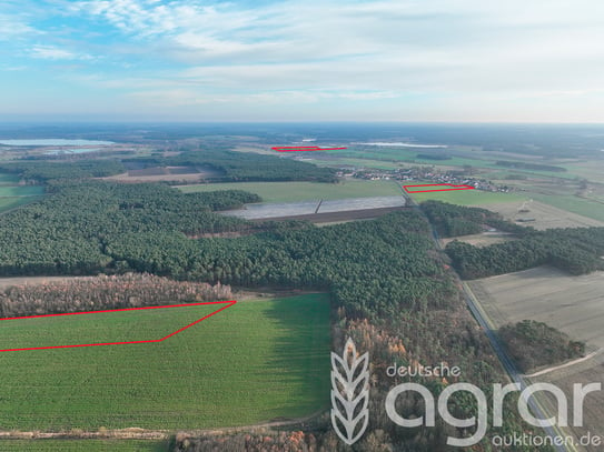 Acker und Grünland (ca. 22 ha) in der Spargelregion Beelitz südlich von Berlin