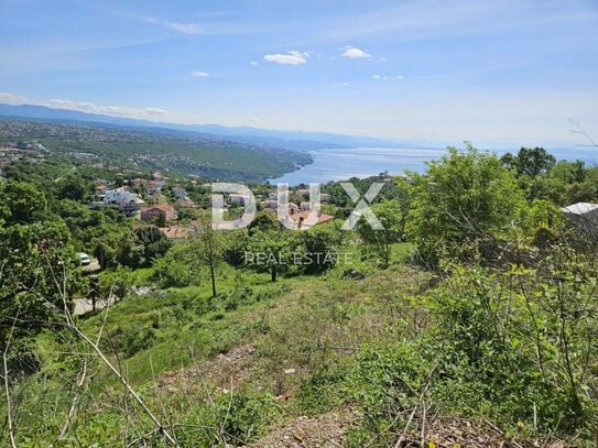 OPATIJA, MATULJI, MIHOTIĆI - Baugrundstück 2000m2 mit Meerblick + Einfamilienhaus 260m2