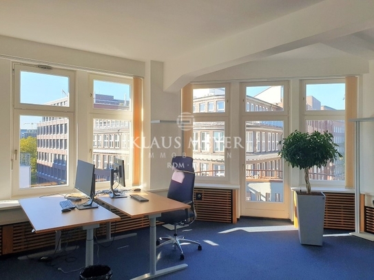 sehr helles Büro mit Ausblick 6. OG, zentral, Kontorhausviertel, NH. Hbf., tolle Aufteilung!