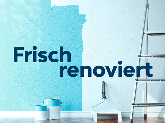 Frisch renovierte 2-Zimmer-Wohnung im Erdgeschoss