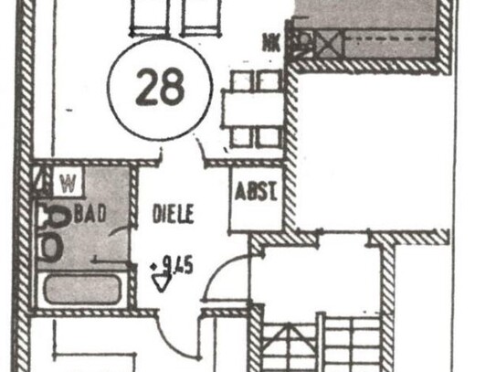 Moderne, zentrale 2- Zimmerwohnung