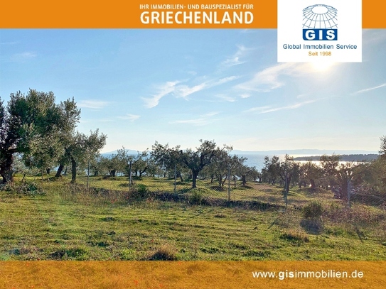 +++ GRIECHENLAND- CHALKIDIKI - SITHONIA - BAUGRUNDSTÜCK - 150 METER ZUM MEER: Fantastische Lage mit malerischem Ausblic…