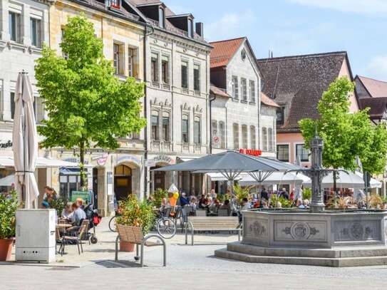 Barrierefreie Singlewohnung direkt am Marktplatz. Als Kapitalanlage!