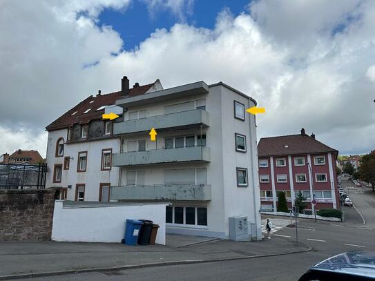 +++Lichtdurchflutete 3-Zimmer Wohnung mit großem Südbalkon, Küche, modernes Bad- auf Wunsch mit Garage+++