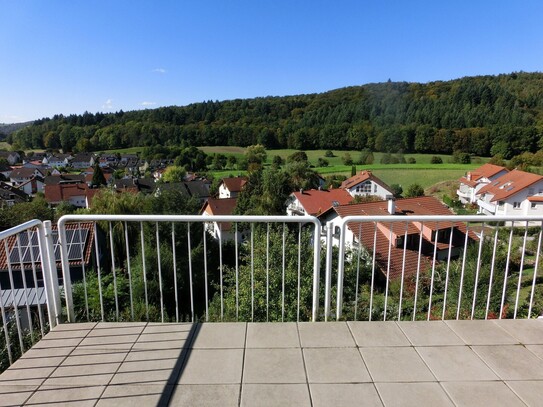 Sonnige und ruhige 3,5 ZKBB Wohnung mit traumhaften Ausblick in exklusiver Waldrandlage