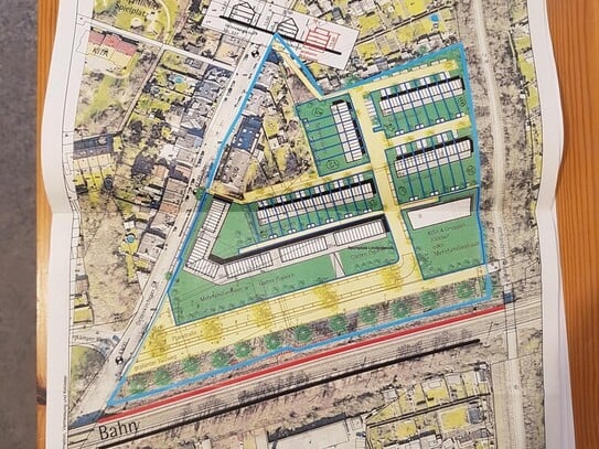 Baugrundstück 2300m² für Bauvorhaben 3950m² Bruttofläche