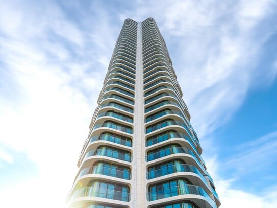 Grand Tower - Exklusive 2-Zimmer-Wohnung mit Skyline-Blick aus der 35. Etage