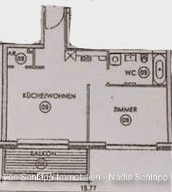 Neuwertiges 2-Zimmer-Appartement mit Balkon in begehrter Lage