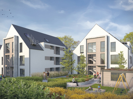Familienwohnung mit Terrasse & Garten, 5-Zimmer Neubauwohnung in Kaarst-Büttgen