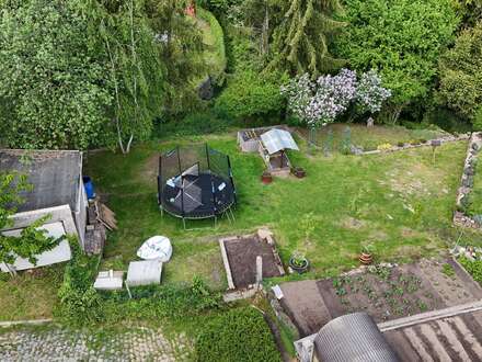 834 m² großes Grundstück