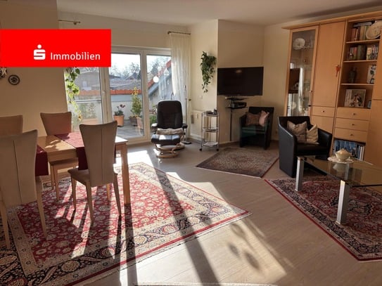 Helle und ruhig gelegene 3-Zimmer-Wohnung mit Terrasse & Balkon