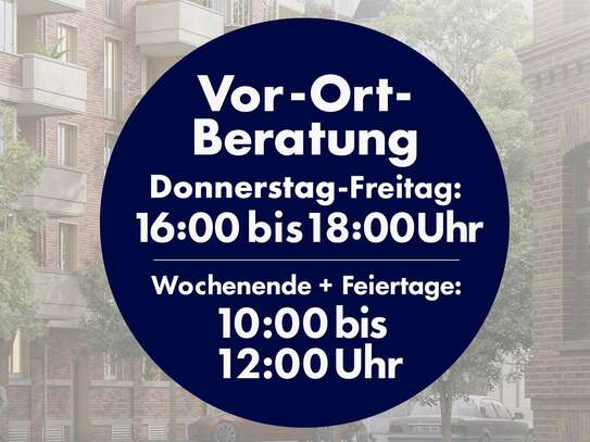 Vor-Ort-Beratung ab dem 15.05 in Schleußig!: *ERSTBEZUG* Moderne 2-Zimmer-Wohnung in Bestlage