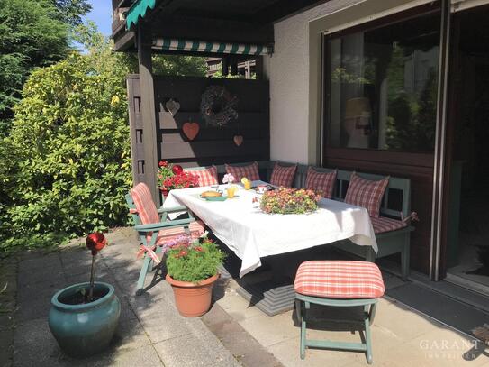 Alles auf einer Ebene mit großer Sonnenterrasse!