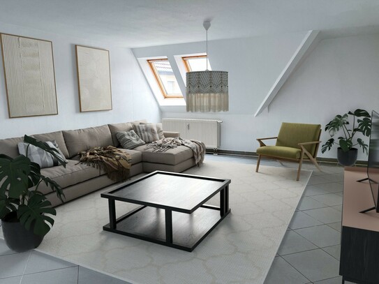 3,5 Zimmer Maisonette-Wohnung (100 qm) mit sonnigem Balkon im idyllischen Duttenberg