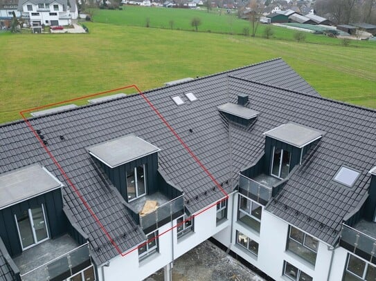 Exklusive Neubauwohnung im Zentrum von Seelscheid, Altersgerecht, barrierefrei, Loggia mit Ausblick