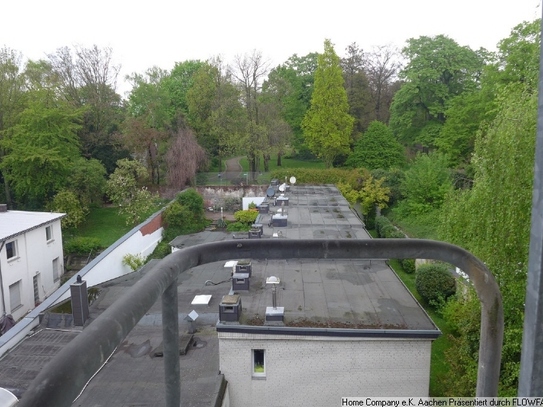 Aachen-City; Ruhiges, möbl. 1 Zi-Apartm. mit Aussicht auf Stadtgarten