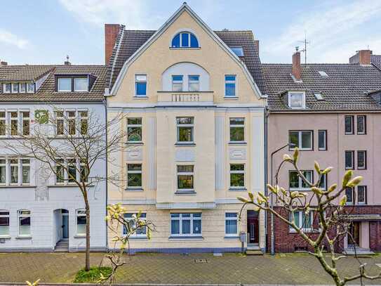 Vermietete 3-Zimmer-Erdgeschosswohnung in stilvollem Altbau