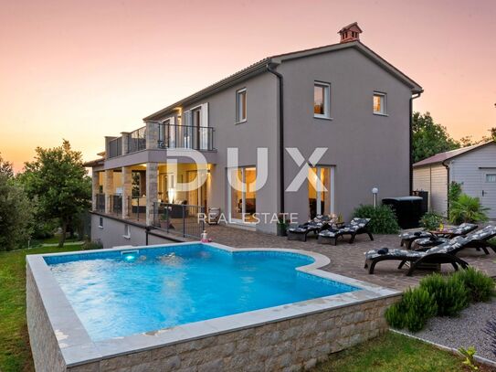 ISTRIEN, RABAC - Haus mit Pool und Meerblick