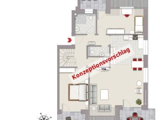 Husum-Danckwerthstraße Wohnung 9: Neubau einer 3-Zimmer Eigentumswohnung im 2. Obergeschoss und DG