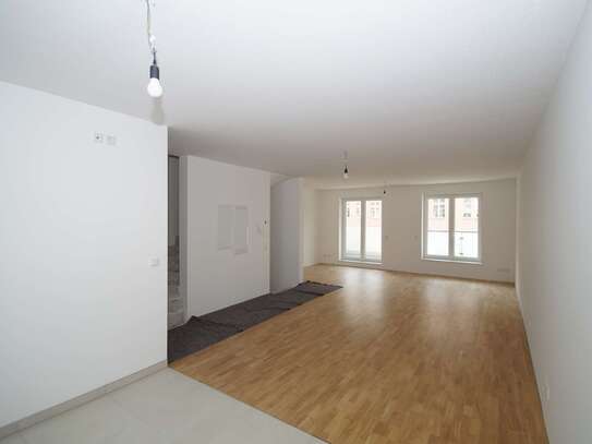 ++Exklusives Wohnen im Neubau++ 156 m² Wohnung im Reihenhaus Stil mit eigenem Tiefgaragenzugang!