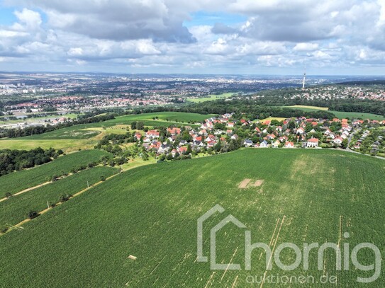 Acker (ca. 4,4 ha) am Stadtrand von Dresden