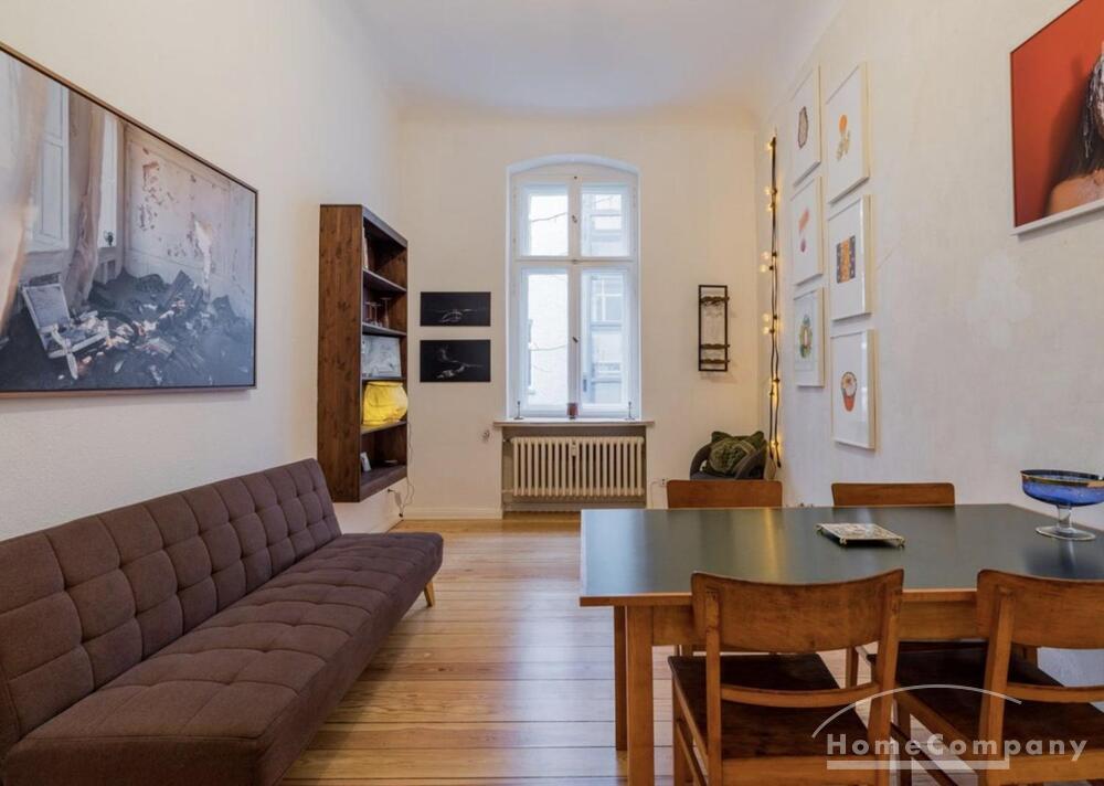 Stilvolle 2-Zimmer-Wohnung in Treptow, Berlin, möbliert - Foto 1