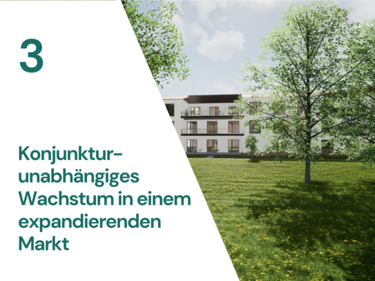 Kapitalanlage, Altersvorsorge, Pflegeimmobilie, Betreutes Wohnen, Seniorenwohnung, Invest, Anlageimmobilie, KfW-geförde…