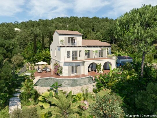 Haus mit 5 Schlafzimmern, 300 m vom Meer, Blick auf den Golf von St-Tropez, Les Issambres
