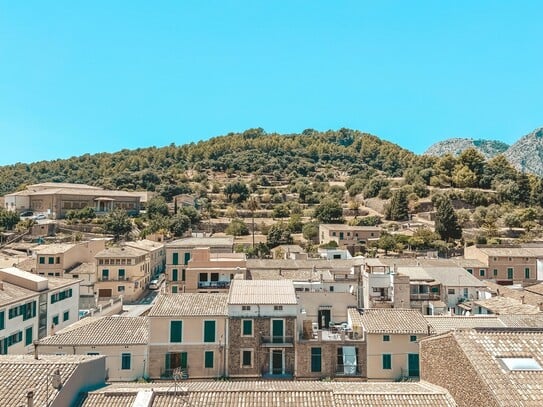 MALLORCA: Wohnung zum Verkauf in Bunyola - 3 Zimmer mit Panoramablick auf die Berge