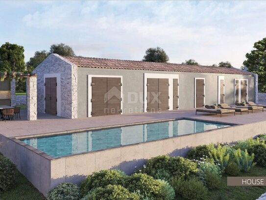 ISTRIEN, OPRTALJ – ein ideales Baugrundstück für eine mediterrane Villa mit Swimmingpool im Herzen Istriens