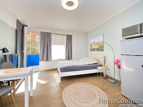 Zentral! Apartment mit Balkon und Wifi am Medienhafen in Düsseldorf Unterbilk