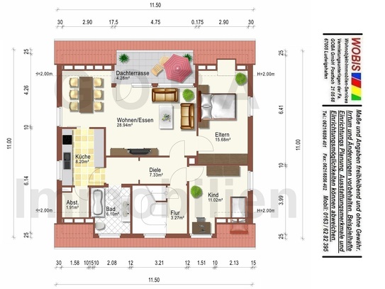 Mannheim-Lindenhof am Waldpark große sonnige 3 ZKB Dachgeschosswohnung mit Loggia u. EBK ab 01.09.2024 o. später