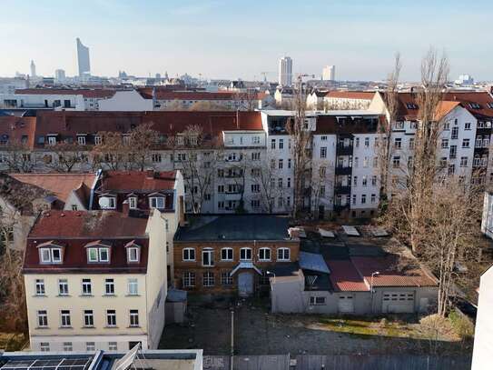 Citylage in Leipzig, Neubau von 19 Wohnungen und 3 Stadthäusern im san. Altbau, Denkmal-AfA möglich!