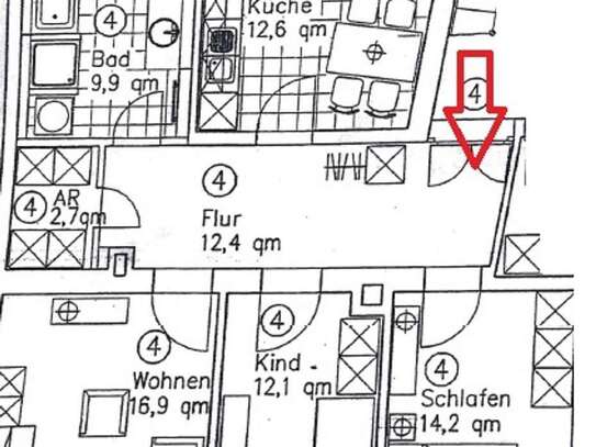 Stadt und Natur vereint: Geräumige 3-Zimmer Wohnung, 300m vom Auwald entfernt.