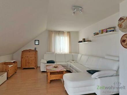 (EF1000_M) Weimar: Grammetal, ruhige möblierte Maissonette-Wohnung mit Balkon, kleines Arbeitszimmer, WLAN inklusive