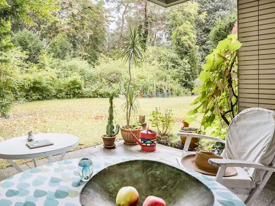 Familienglück im Erdgeschoss: charmante Eigentumswohnung mit Terrasse und Garten in Berlin-Westend