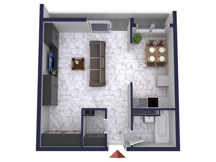 Vielseitiges Apartment mit gepflegter Ausstattung und kompaktem Schnitt