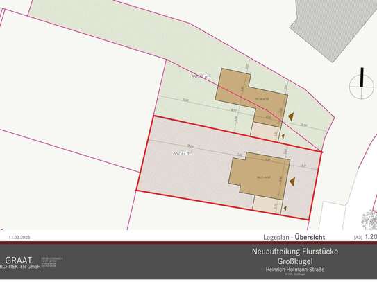 Für Ihr freigeplantes Einfamilienhaus: 557m² gr. Grundstück in Großkugel - bauträgerfrei & prov.frei