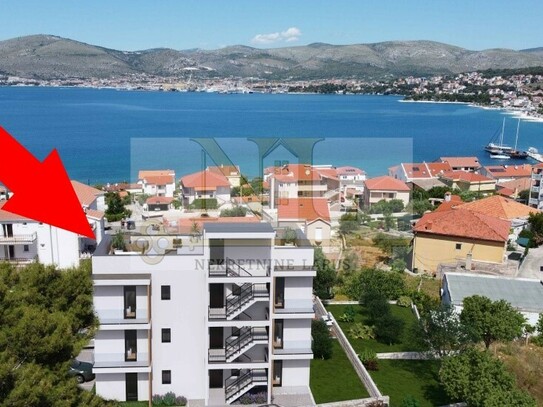 Apartment S1 im Erdgeschoss, 150 m vom Meer entfernt, Okrug Gornji