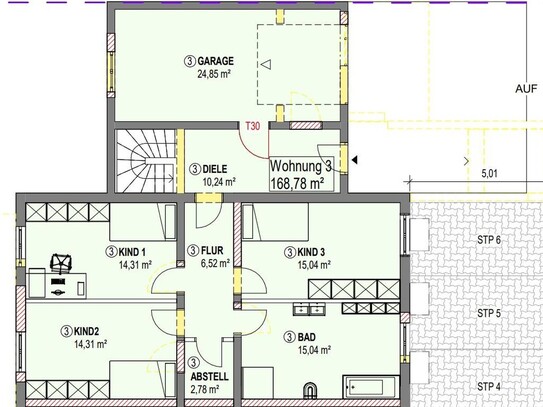 Das Haus im Haus - große 6-Zimmer-Wohnung über 2 Etagen