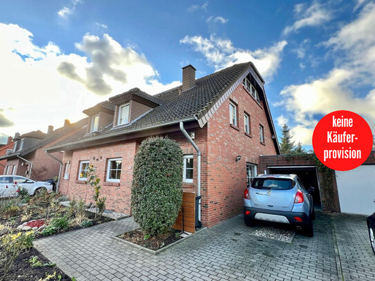 HORN IMMOBILIEN ++RESERVIERT! Neubrandenburg, schöne Doppelhaushälfte in ruhiger Lage mit Garage und Keller