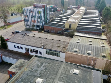 Vielseitige Produktions- /Lagerhalle mit Büro und Lagerfläche in Kiel zu verkaufen.